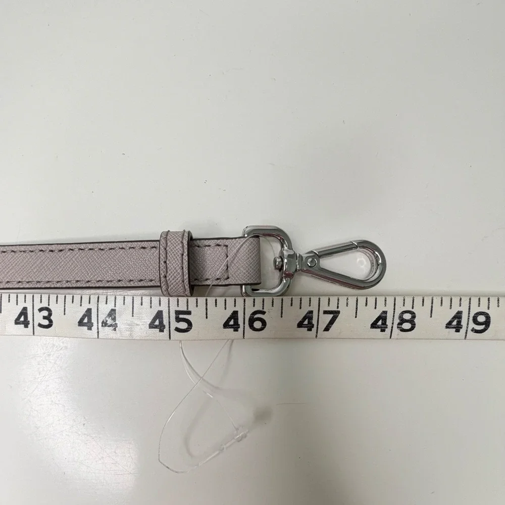 Michael Kors Handbag Strap Womens Gray Saffiano Leather Adjustable Classic 48in